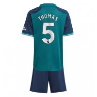 Arsenal Thomas Partey #5 Tredje trøje Børn 2023-24 Kortærmet (+ Korte bukser)
